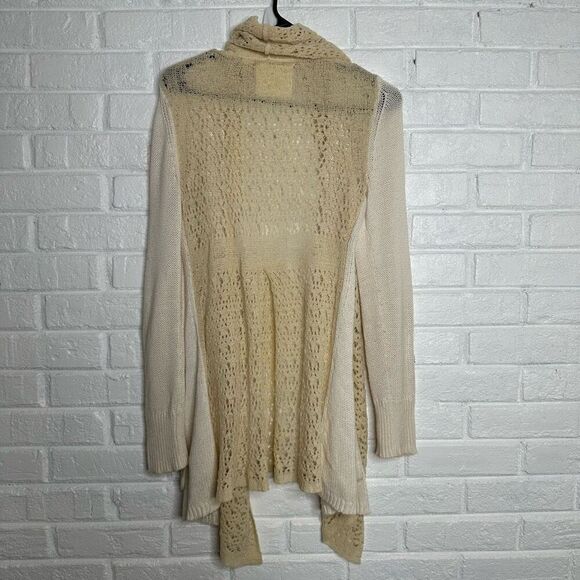 Anthropologie Angel of the North Crochet Open Front Cardigan size Small - Picture 6 of 6